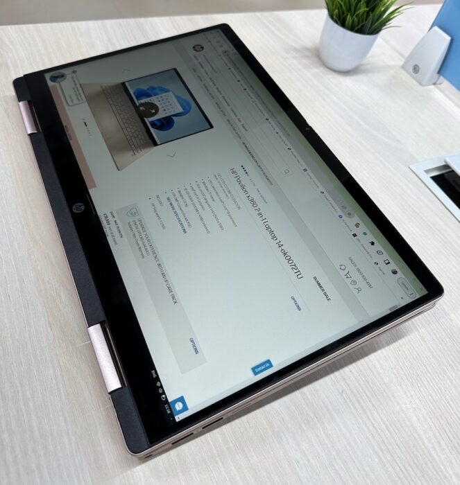 HP Pavilion x360 tablet mode